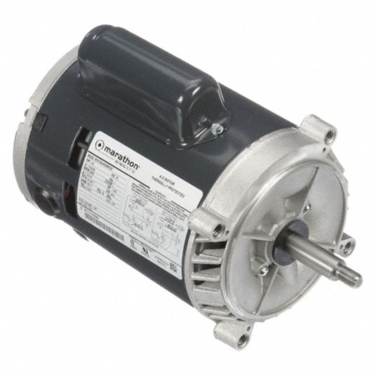 MARATHON MOTORS, Open Dripproof, Face Mounting, Jet Pump Motor