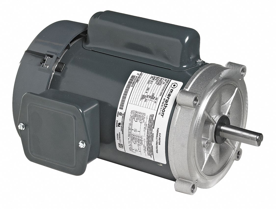 JET PUMP MOTOR, TOTALLY ENCLOSED FAN-COOLED, FACE MOUNTING, 3/4 HP, 115/230 V AC, 1