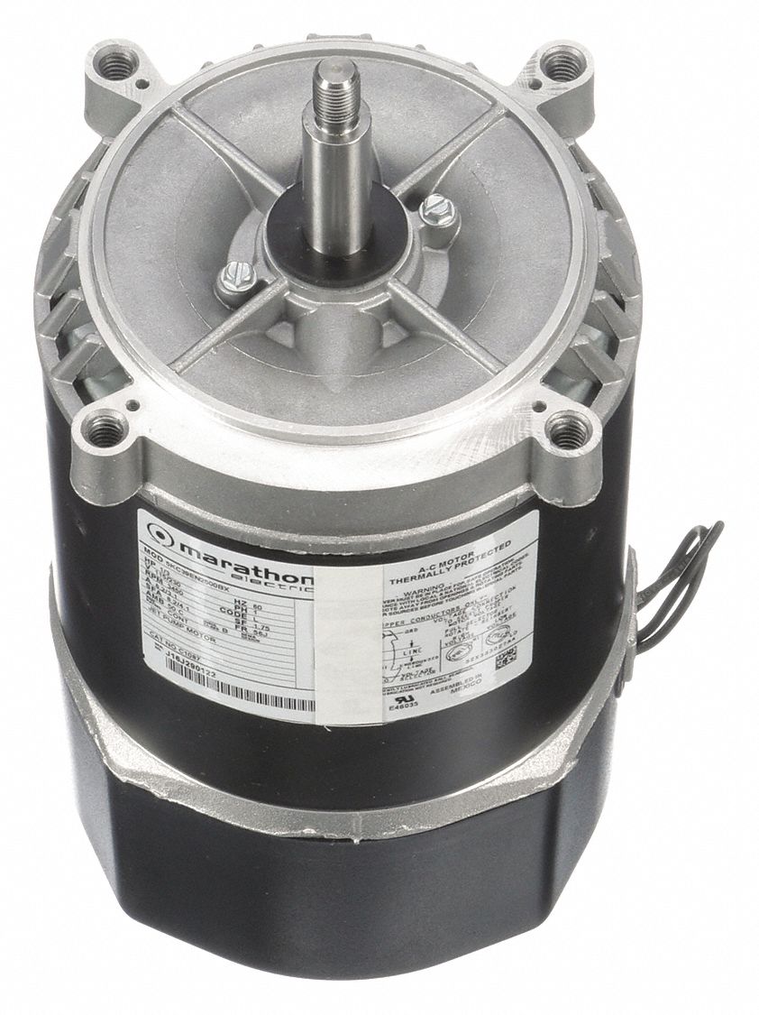 JET PUMP MOTOR, OPEN DRIPPROOF, FACE MOUNTING, 1/3 HP, 3,450 NAMEPLATE RPM, CCWSE, 1