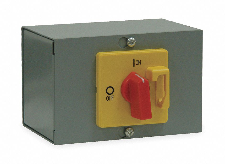 DISCONNECT SWITCH,6 IN. W,4 IN. D