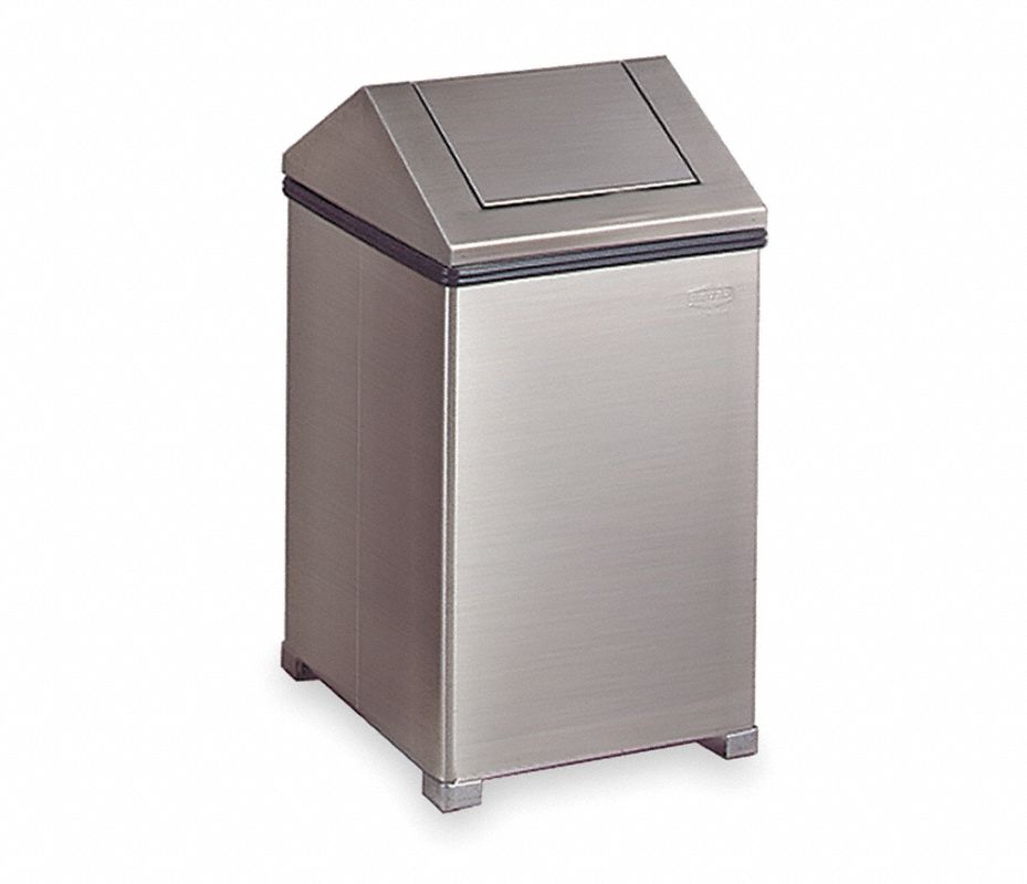 RUBBERMAID COMMERCIAL PRODUCTS Bote de Basura, 10-1/2 gal., Decorativo