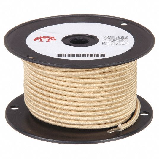 932970-2 High Temp Lead Wire, 16 AWG, Trade Designation MG, Fiberglass,  Mica, 250 ft