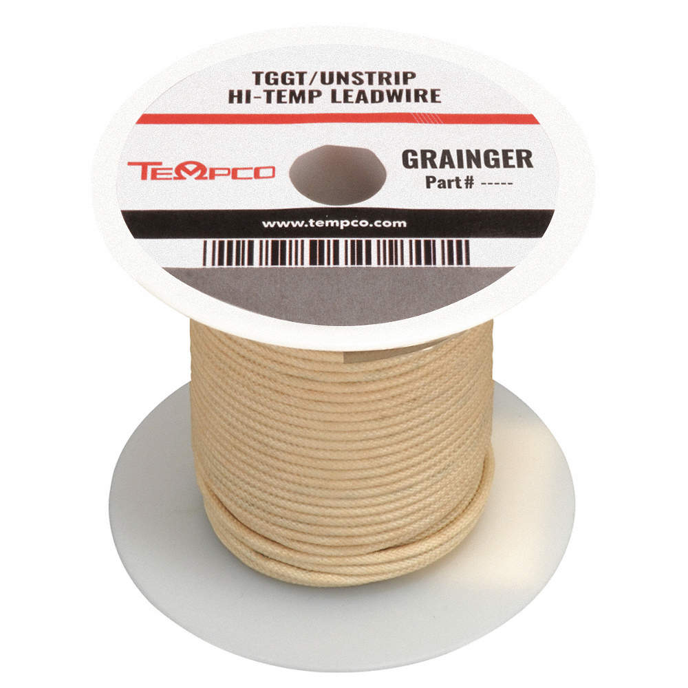 TEMPCO LDWR-1022 1年保証 お買い得モデル High Temp Lead 100ft 14AWG Wire Natural