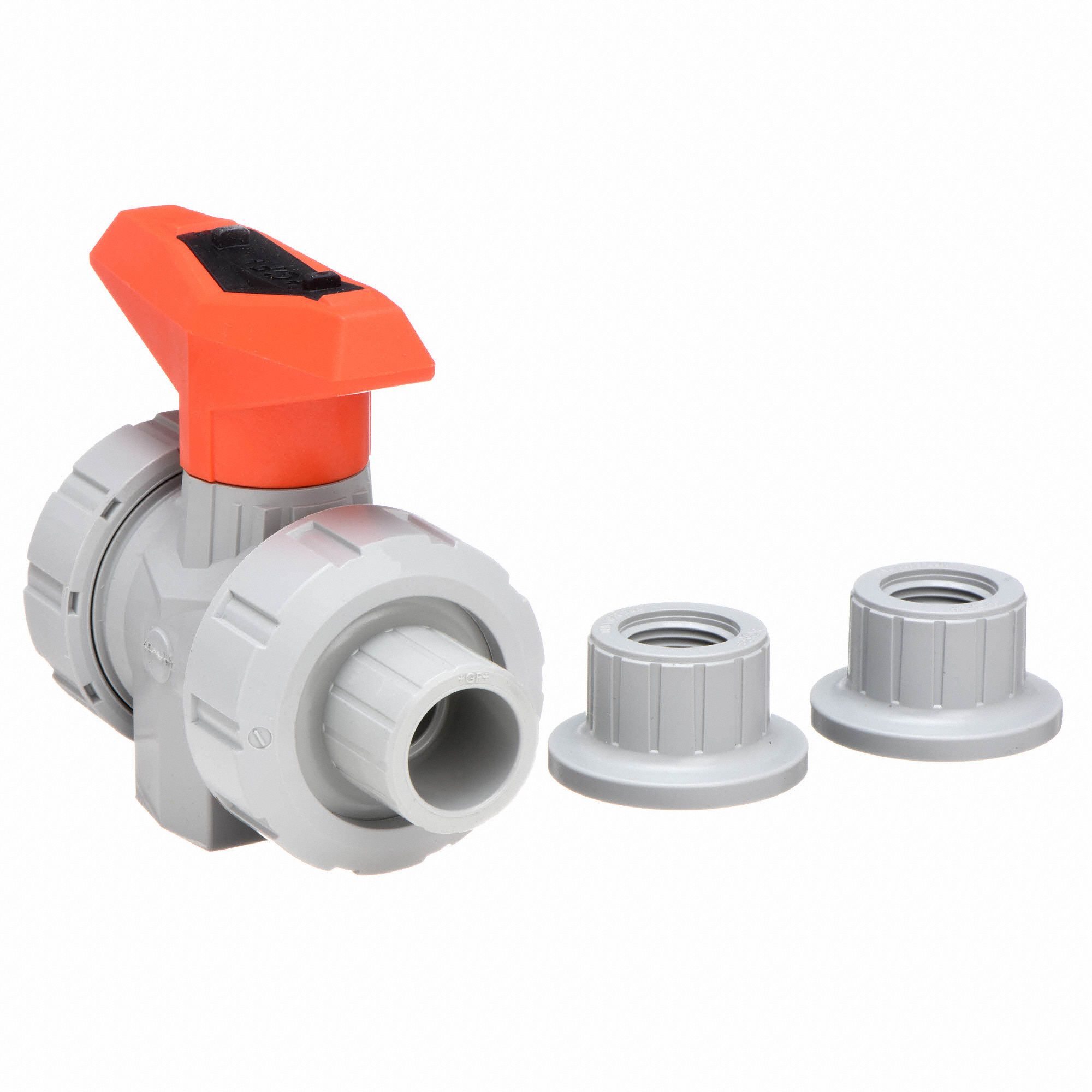 GF PIPING SYSTEMS Ball Valve, CPVC, Inline True Union, 2Piece, Pipe