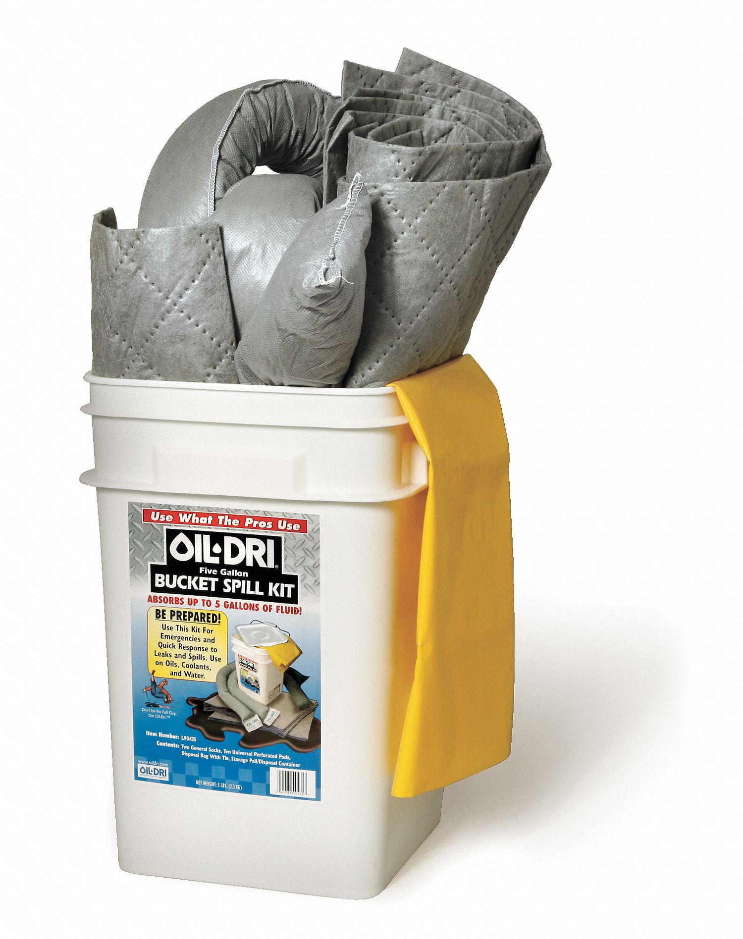 OILDRI Spill Kit, Universal 2KE66L90435 Grainger