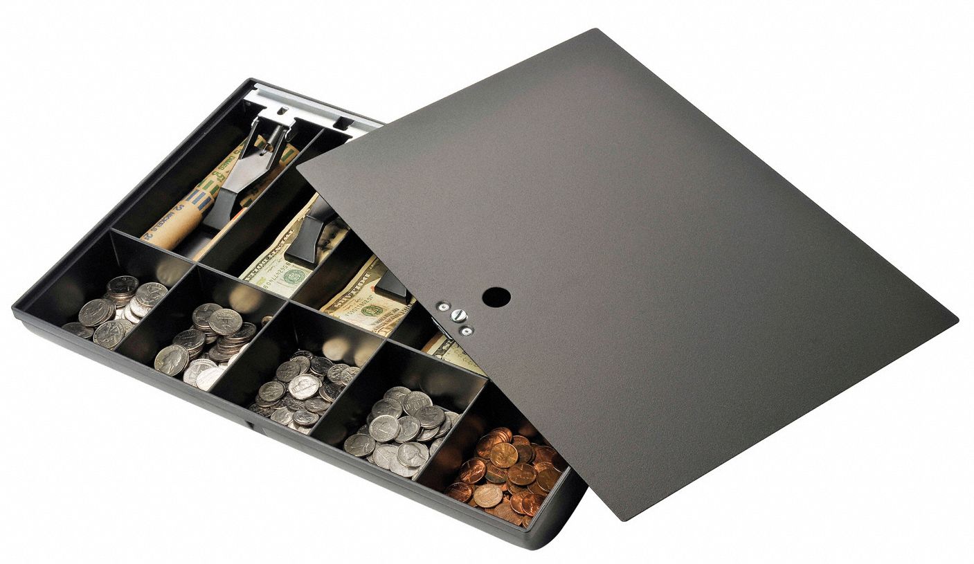 MMF INDUSTRIES Plastic Replacement Cash Tray, Number of Compartments 10