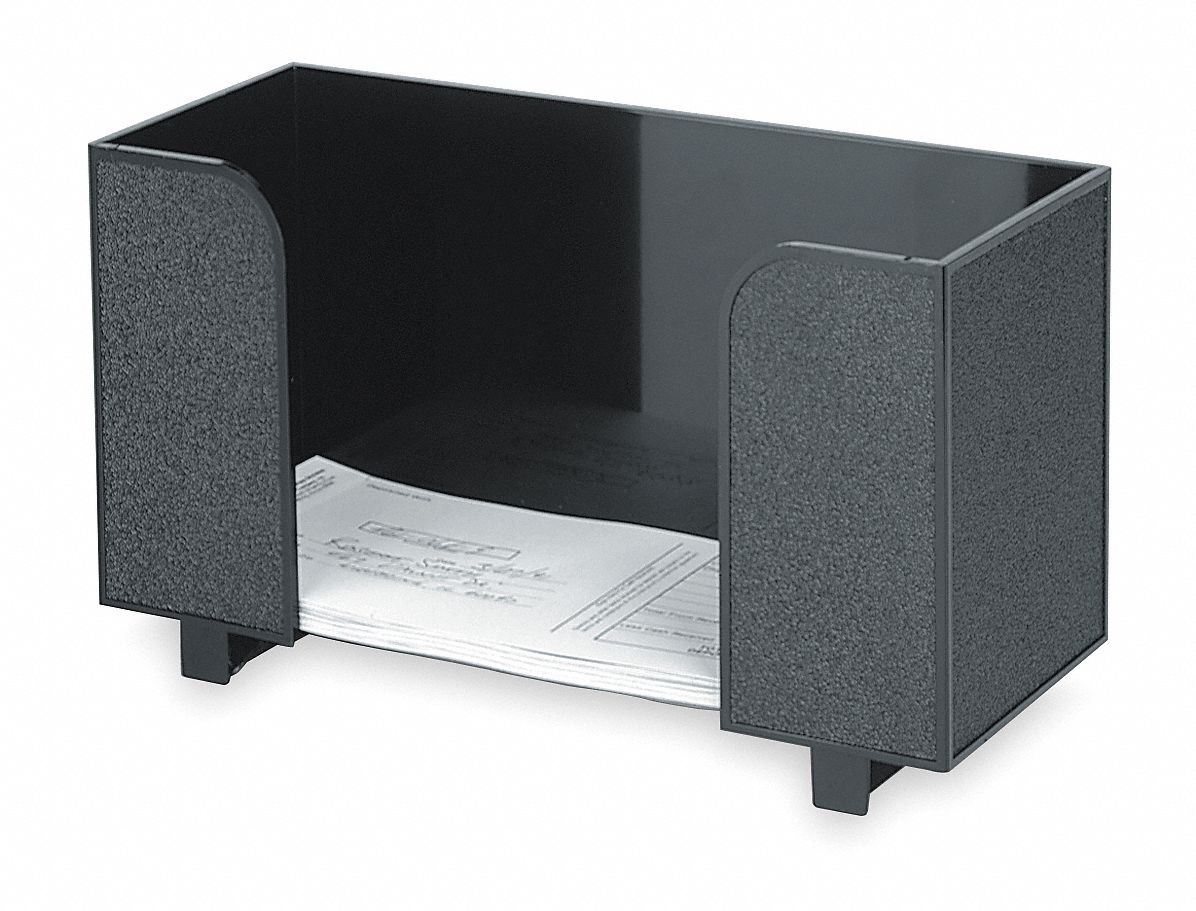 MMF INDUSTRIES Deposit Ticket Holders, Plastic, Black 2KEF4268467004