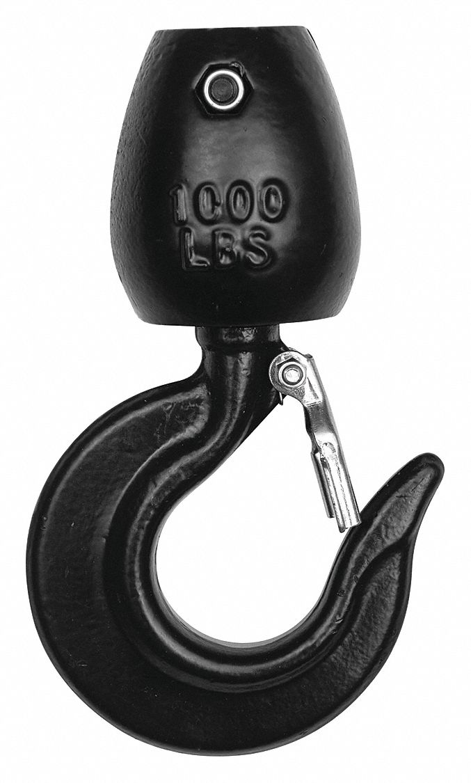 BOTTOM HOOK ASSEMBLY, ELECTRIC CHAIN HOISTS, 1,000 LB COMPATIBLE LOAD CAPACITY, 2KEL5