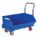 LOW-PROFILE HOPPER TRUCK, 6.7 CU FT CAPACITY, 1,000 LB LOAD CAPACITY, BLUE