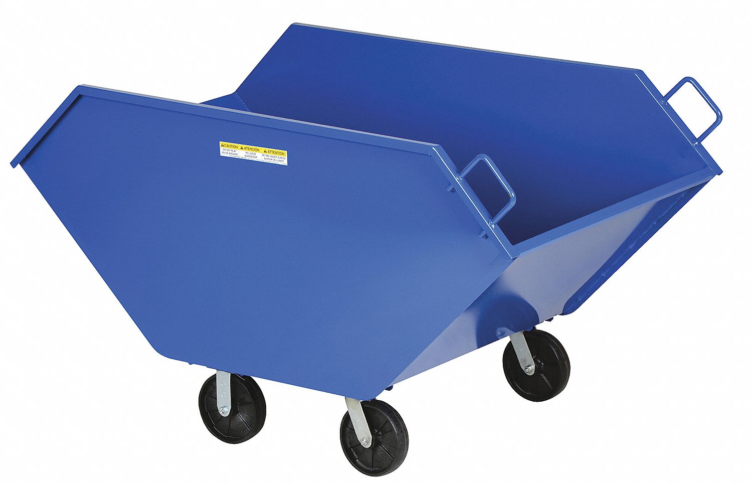 GENERAL PURPOSE HOPPER TRUCK, 26.7 CU FT CAPACITY, 2,000 LB LOAD CAPACITY, BLUE