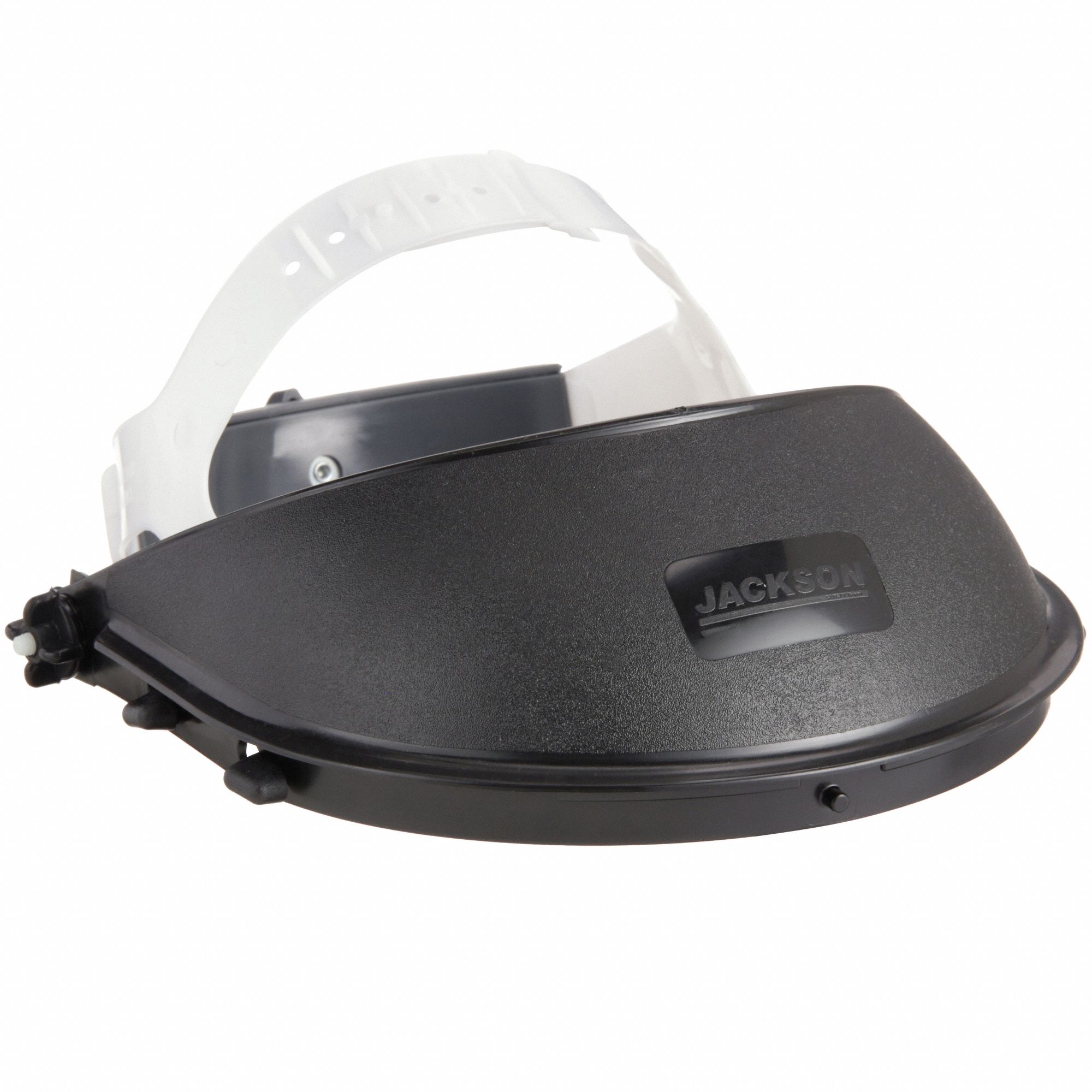 Face Shield Crown: Polyethylene, Black, Ratchet Suspension Adjustment Type