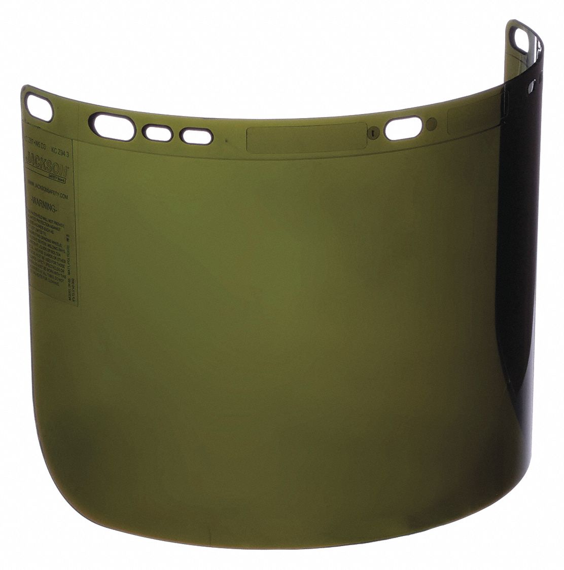 Face Shield Visor: 15 1/2 in Overall Wd, 8 in Overall Ht, 0.06 in Overall Thick