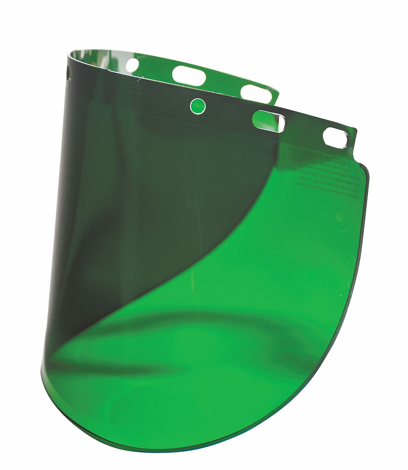 FaceShieldVisor Grn Uncoated PC