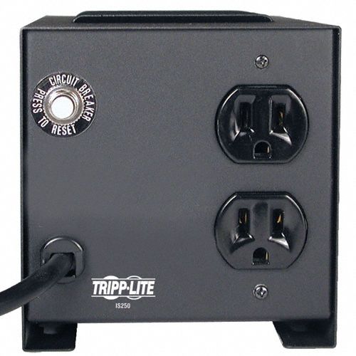TRIPP LITE Isolation Transformer: 120V AC, 120V AC, 250 VA VA Rating