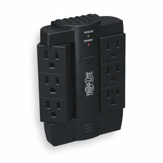 TRIPP LITE Surge Protector Plug Adapter, Black, Connector Type 515R