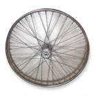 BICYCLE WHEEL FRONT,26 X 2-1/8 IN. DIA.