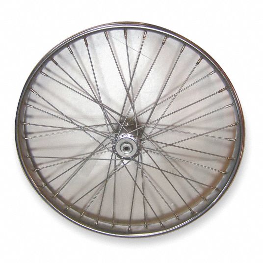 WORKSMAN, 26 x 2-1/8 in, 11 Gauge Spokes, Bicycle Wheel Front -  2KGG4