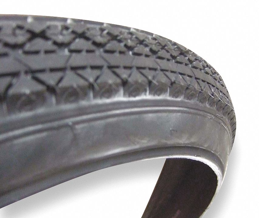 Bicycle or Tricycle Tire: 24 in Wheel Dia., 24 x 2-1/8 in Tube Size