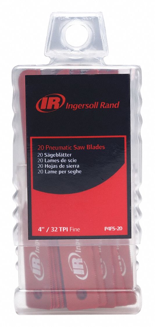 AIR-RECIPROCATING SAW BLADE, BI-METAL, 3½X½X0.035 IN, 14 TO 18 TPI, STRAIGHT, 20-PK