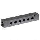MANIFOLD,3/4 IN INLET,6 OUTLETS,ALU