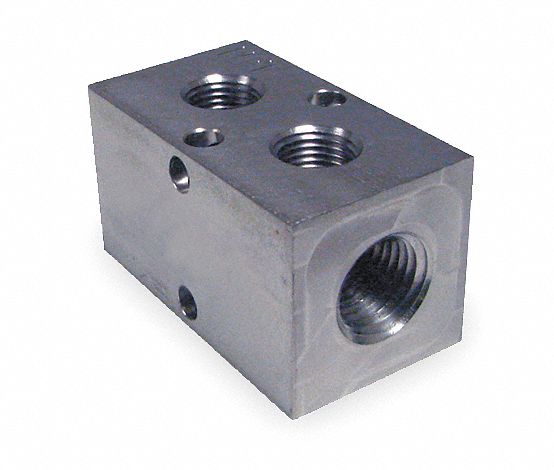 PipeManifoldFitting StainlessSteel 1/4in