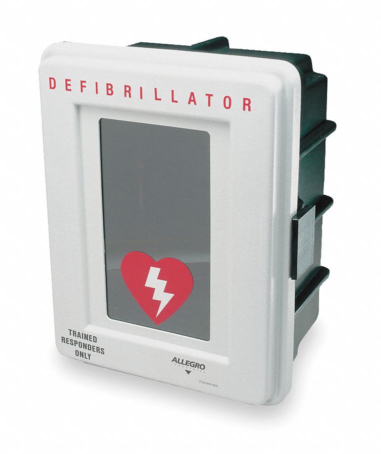 Defibrillator Storage White, Defibrillator Storage
