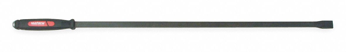 Pry Bar: Chisel End, 36 in Overall Lg, 5/8 in Bar Wd, 1 5/8 in End Wd, T No, 0 Nail Slots, 14107