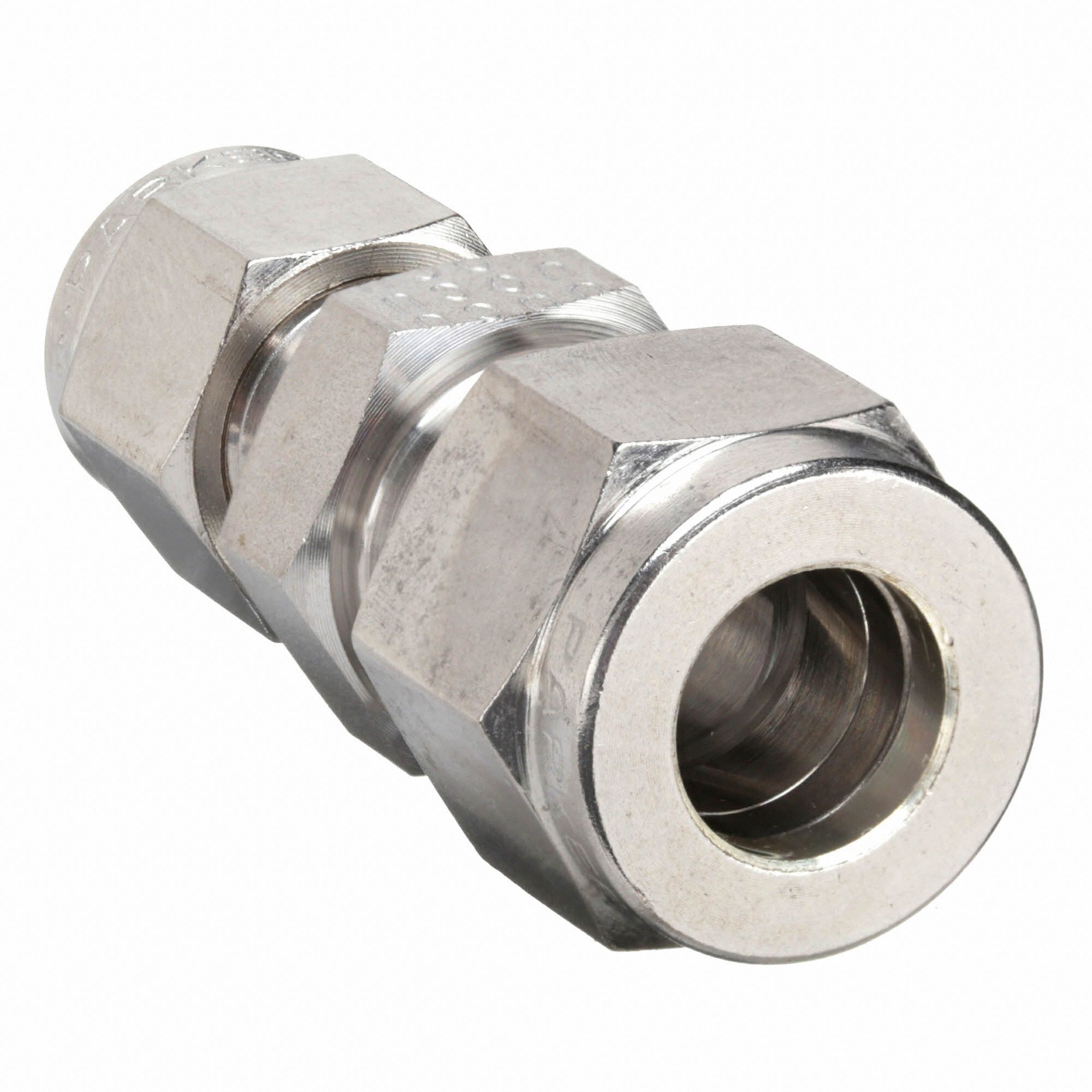 Parker A-Lok 6RU4-316 316 Stainless Steel Compression Tube Fitting Reducing Union 3/8 Tube OD x 1/4 Tube OD 