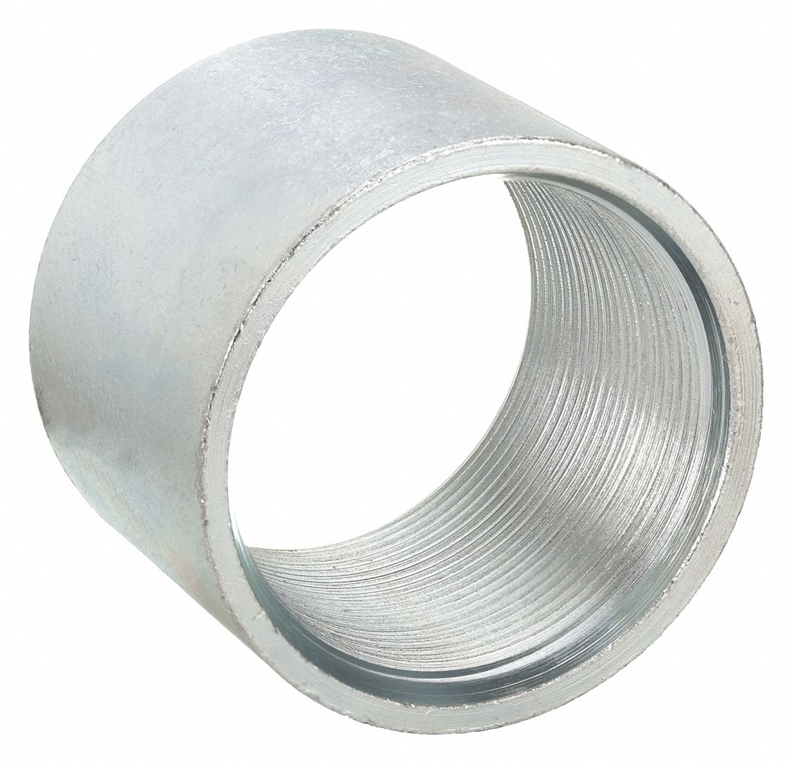galvanized steel coupling fnpt pipe merchant connection grainger type close