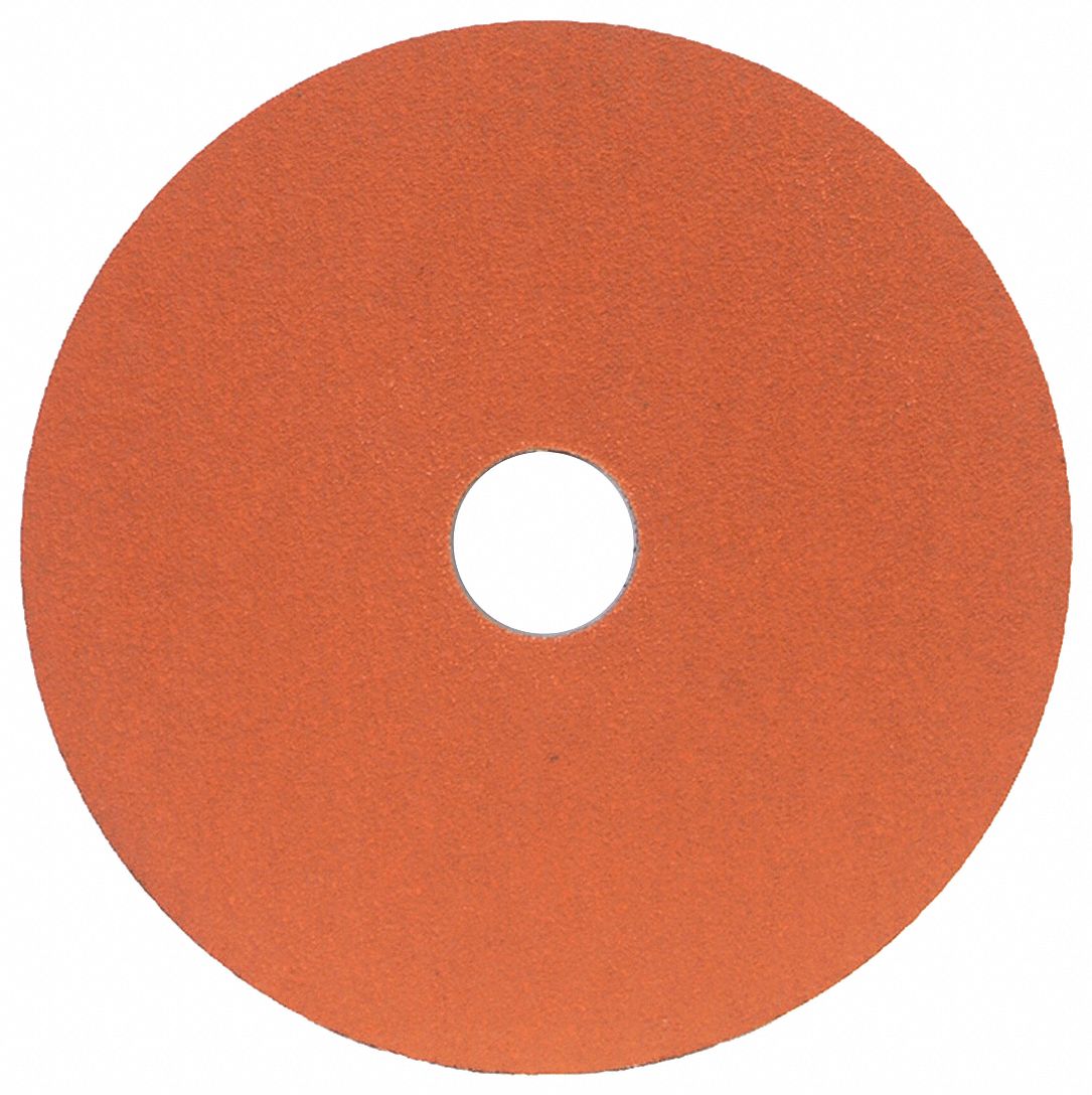 Fiber Disc: 5" x 7/8", Ceramic, 24 Grit, F980, 25 PK