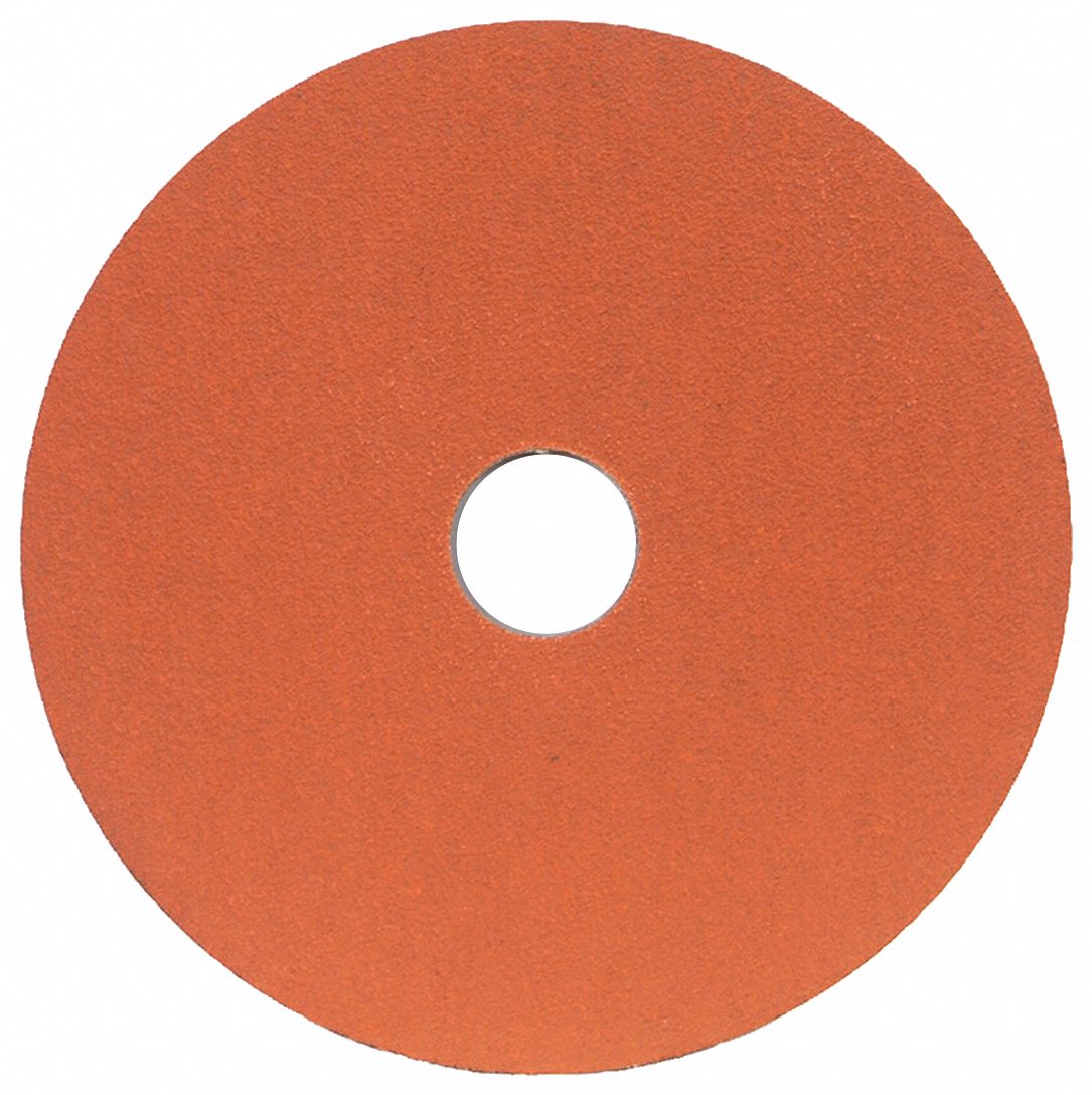 Fiber Disc: 5" x 7/8", Ceramic, 50 Grit, F980, 25 PK