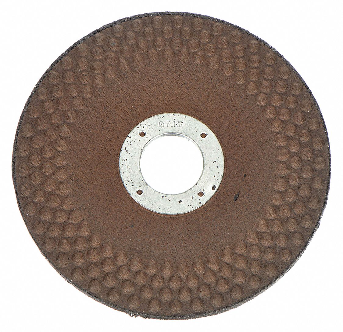 DEPRESSED CENTRE GRINDING WHEEL, TYPE 29, 4½ IN X 1/8 IN X ⅞ IN, ALUMINUM OXIDE, 36 GRIT