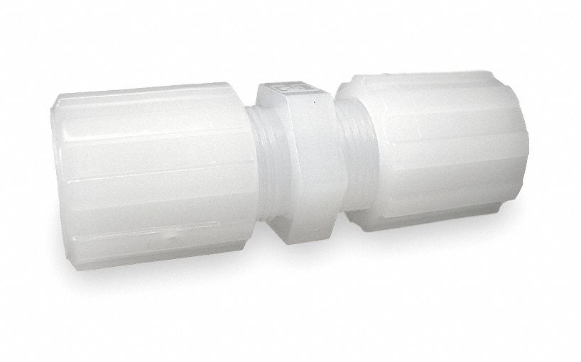 PARFLARE Straight Connector, Flare Connection Type, 1/2 in Tube Size