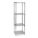 WIRE SHELVING UNIT, STARTER, 36 IN X 18 IN, 85 IN OVERALL H, 4 SHELVES, DRY, SILVER