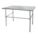 WORK TABLE, FIXED H, STAINLESS STEEL, 72 IN X 30 IN, 600 LB OVERALL LOAD CAPACITY