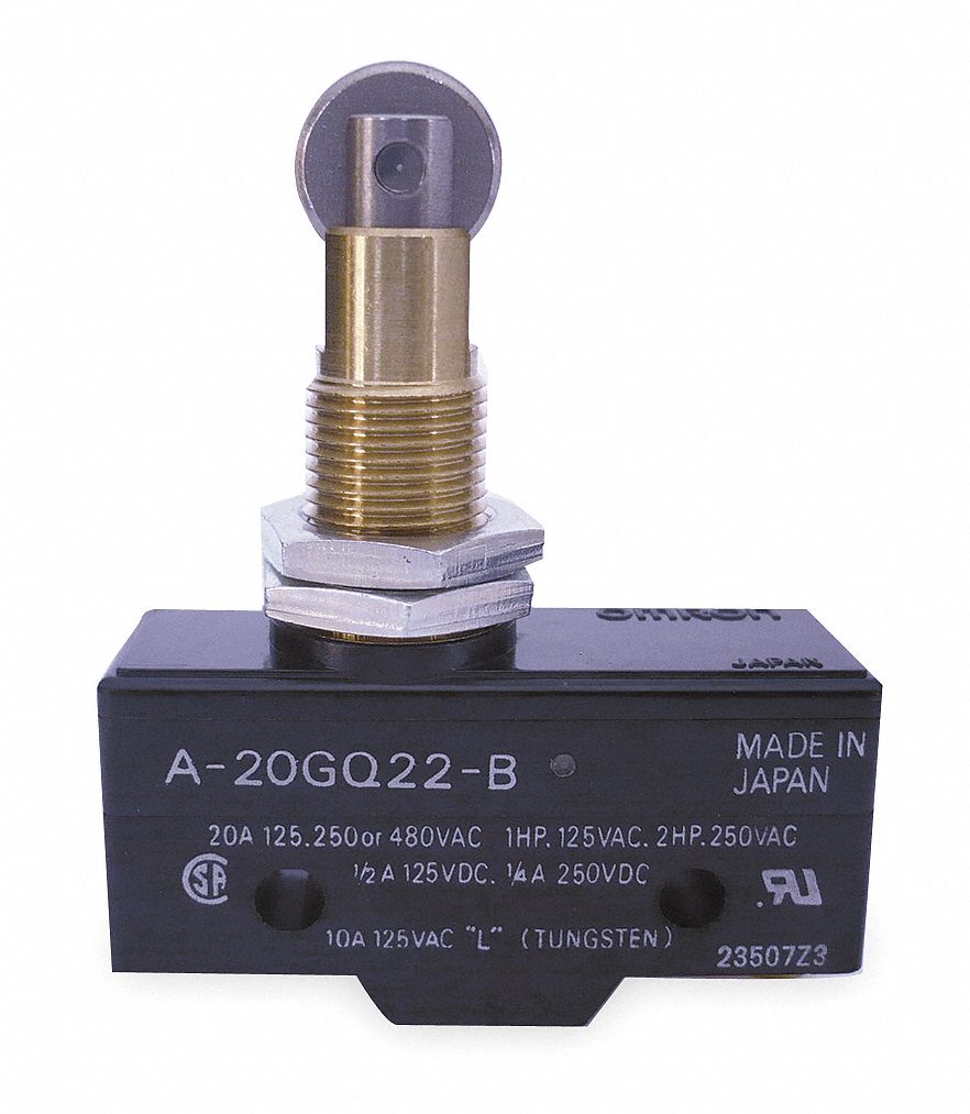 OMRON, 20 A 480 V, 20 A 14 V, Industrial Snap Action Switch 2KRJ8