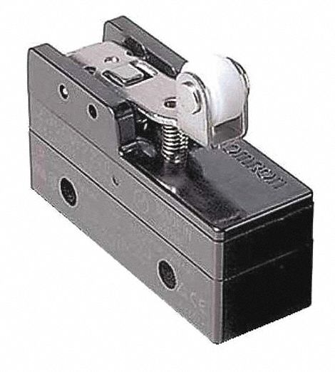 SNAP ACTION SWITCH, HINGE ROLLER LEVER ACTUATOR, 1NO/1NC, SOLDER