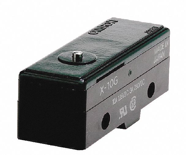 Snap Action Switch: Pin Plunger Actuator, 1NO/1NC, Screw