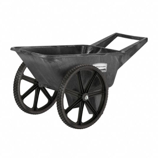 914421-9 Rubbermaid Wheelbarrow, 7-1/2 cu. ft. Capacity, Tray