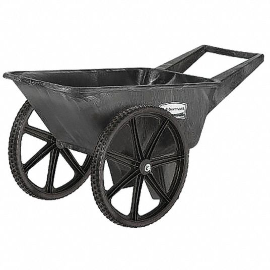 Rubbermaid Commercial Products Wheelbarrow 2ktd7 Fg565461bla Grainger