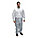 COLLARED DISPOSABLE COVERALLS, PP, ELASTIC CUFFS/ANKLES, SERGED SEAM, WHT, 3XL, 25 PK