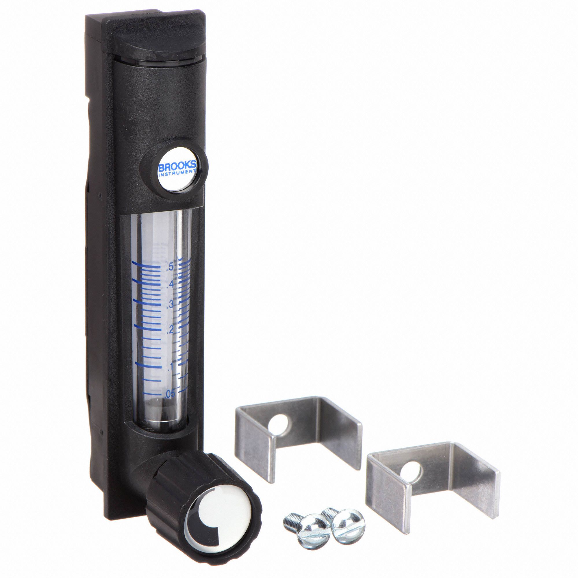 BROOKS Mechanical Flowmeter 1/8 in Connection Size, FNPT, Air, 100 psi Max. Pressure, 40° to