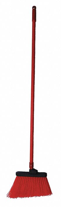 ANGLE BROOM,48 IN HANDLE L,12 IN FACE