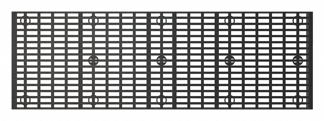 WORK PLATFORM BASE, 2.6 IN OVERALL H, 96 IN OVERALL L, 24 IN OVERALL W, HDPE