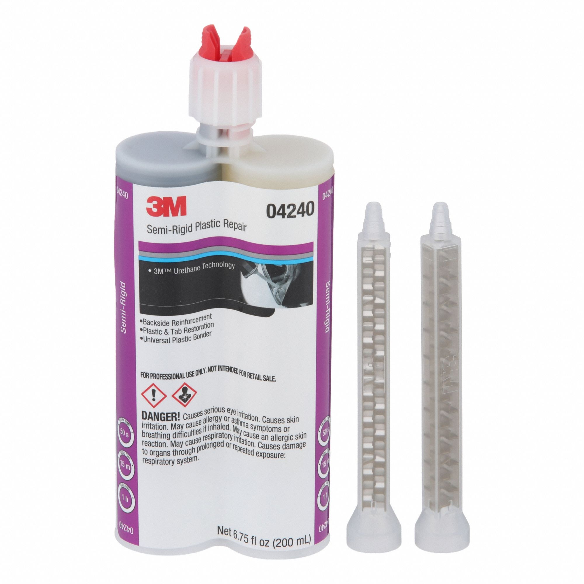 Semi-Rigid Plastic Repair Urethane Structural Adhesive