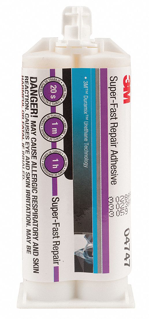 3M Urethane Adhesive, DualCartridge, 50 cc, Clear 2KVB504747 Grainger