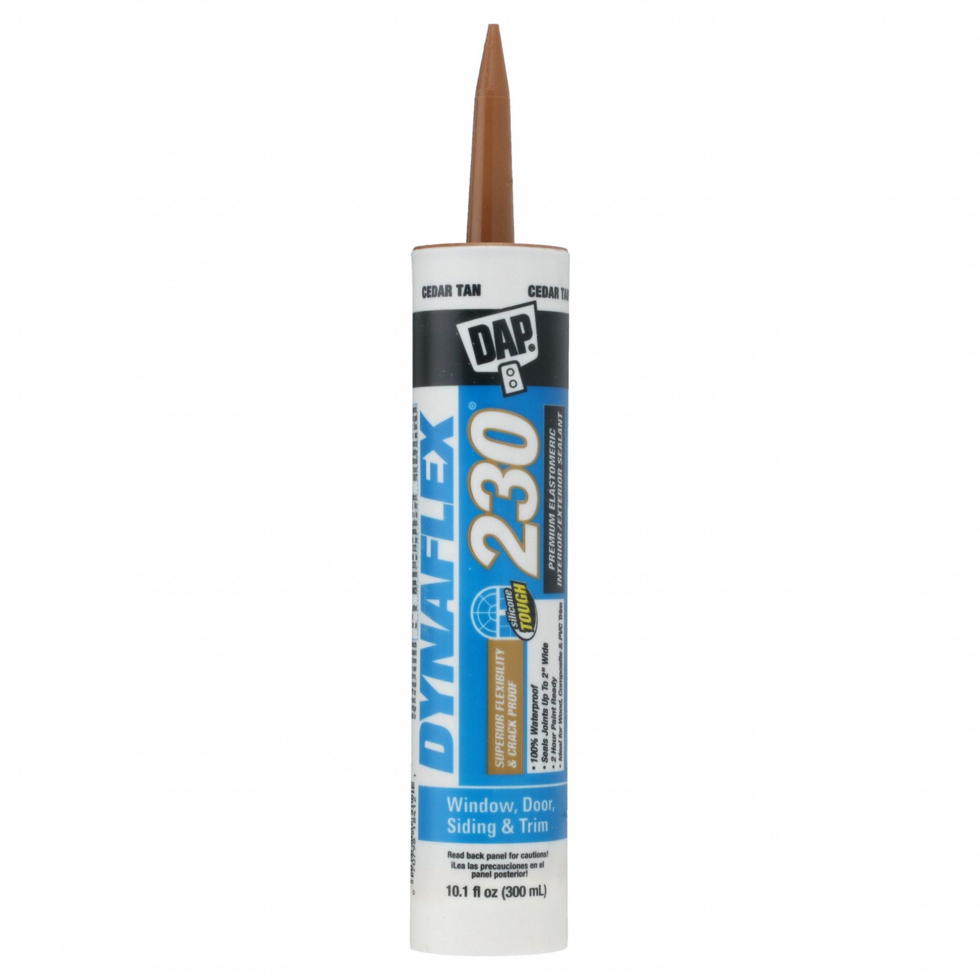 DAP, Dynaflex 230, Cedar Tan, Silicone Elastomeric Sealant 2KVG3