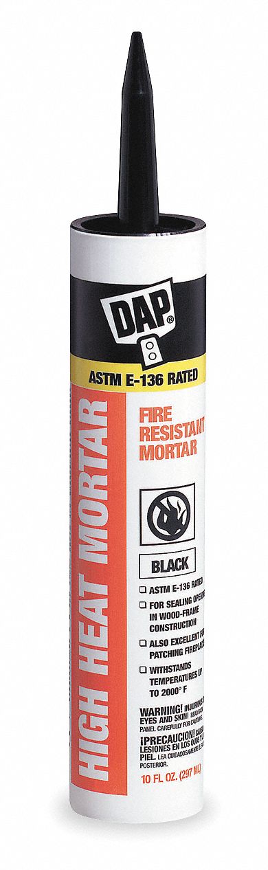 Dap Black Silicate Cement Hybrid 10 1 Oz Cartridge 2kvh9