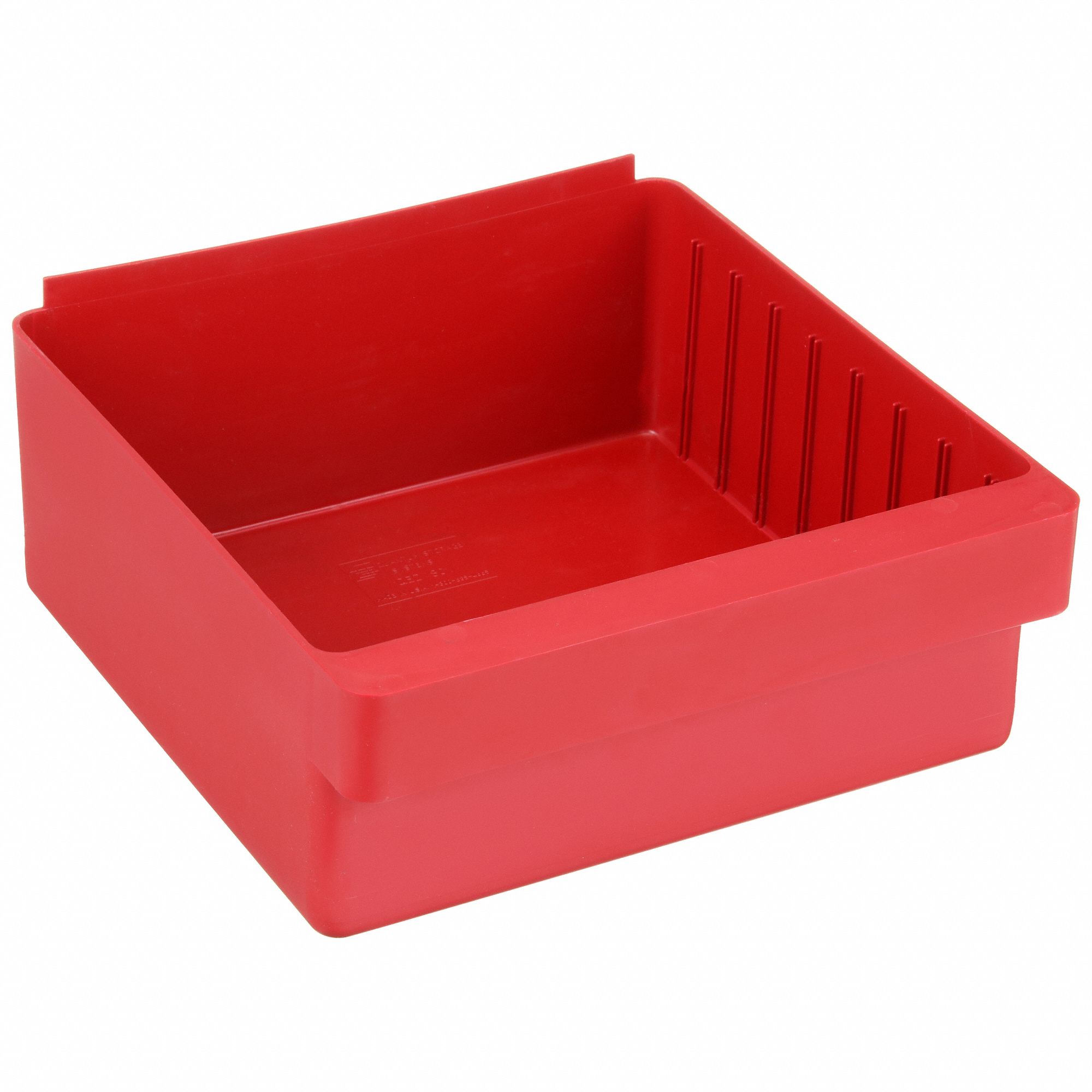 DRAWER BIN,11-5/8 X 11-1/8 X 4-5/8IN,RED