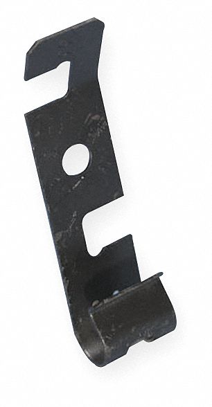 Cable/Conduit Drop Wire Clip: 1/4 in Trade Size, 1/4, 14/2 AWG to 10/3 AWG, Steel